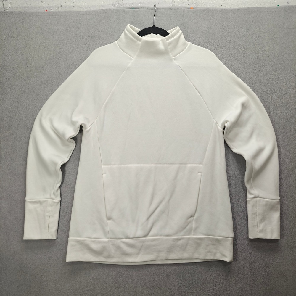 Fabletics Sweatshirt Women Medium Mock Neck Lightweight Athleisure Sporty Preppy